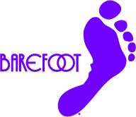 Barefoot Logo - purple